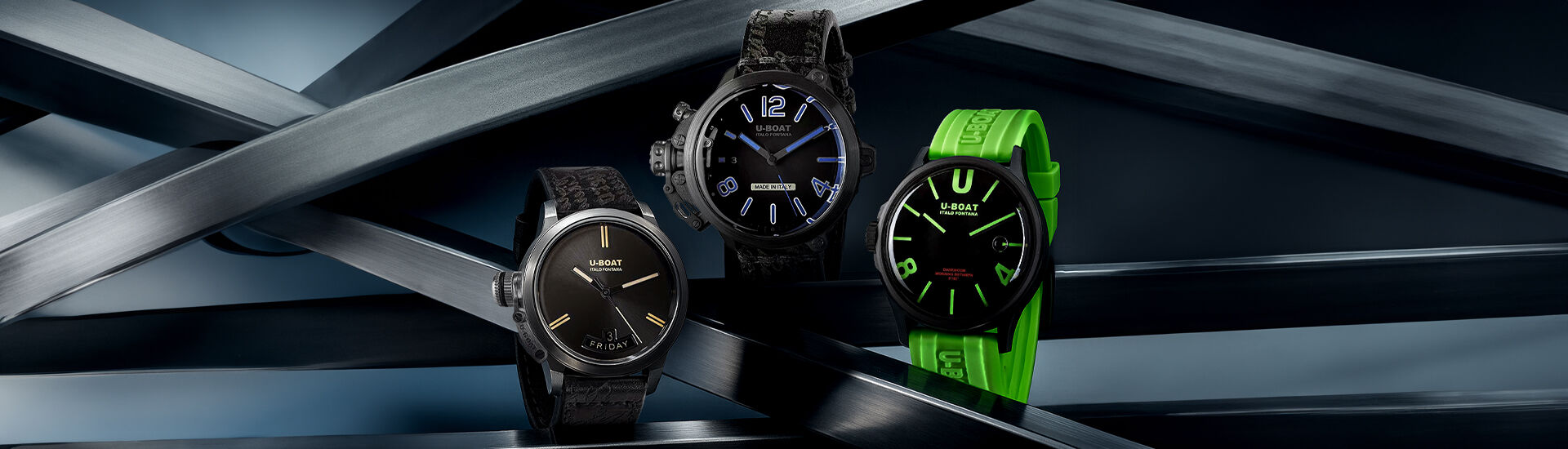 Premium Watches for Men - U-Boat Dexter Crown Timepieces with a Bold Italian Signature