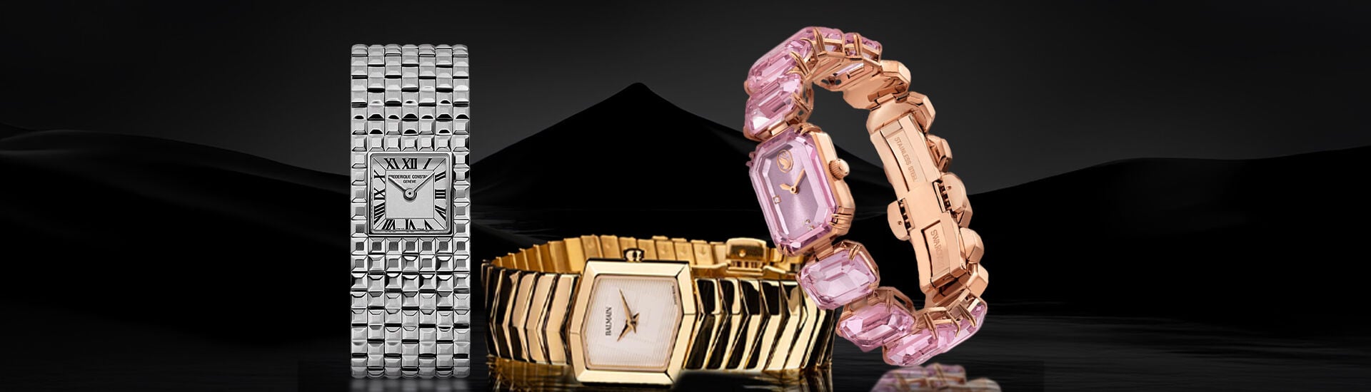 Sculpted Silhouette Timepieces - Premium Watches for Women with Unique Dial Shapes