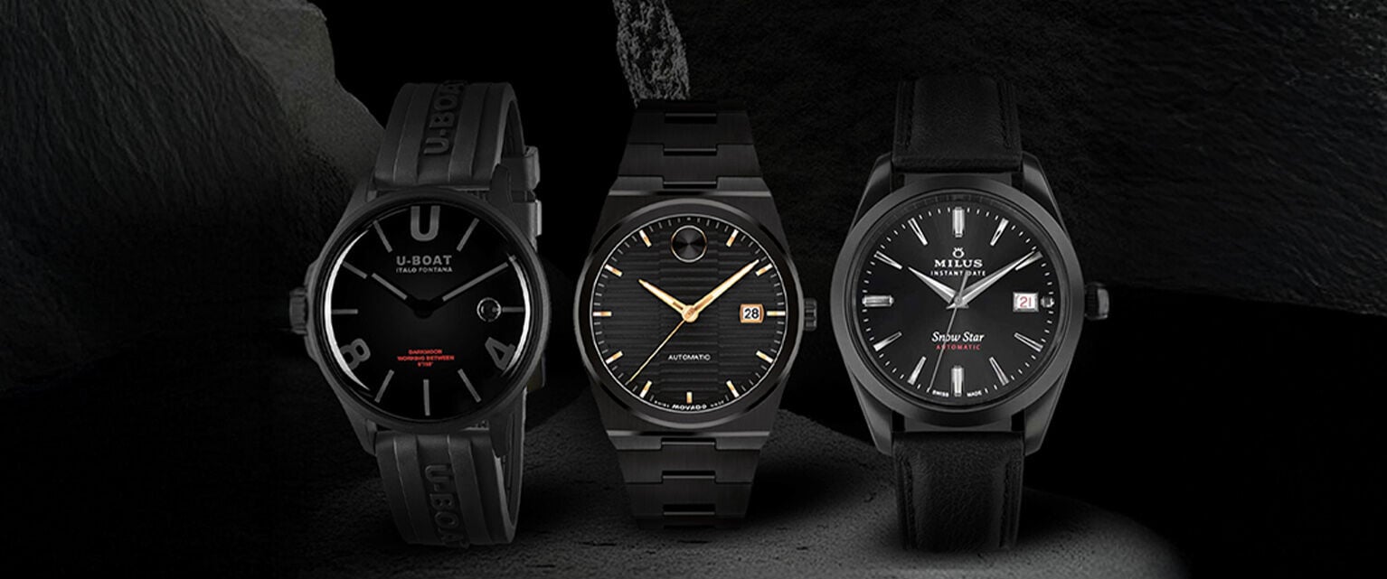 Obsidian Automatic Collection - The Best Black Automatic Watches for Men