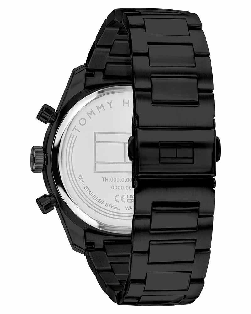 Tommy Hilfiger MEN HAMPTON BLACK Analog Quartz watch SKU ID TH1792280W Helios The Watch Store