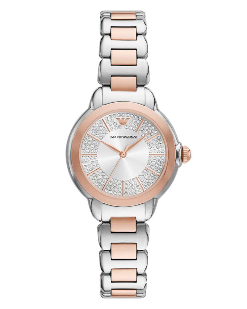 Emporio Armani Women  Silver Analog Quartz watch SKU ID AR11643 Helios The Watch Store