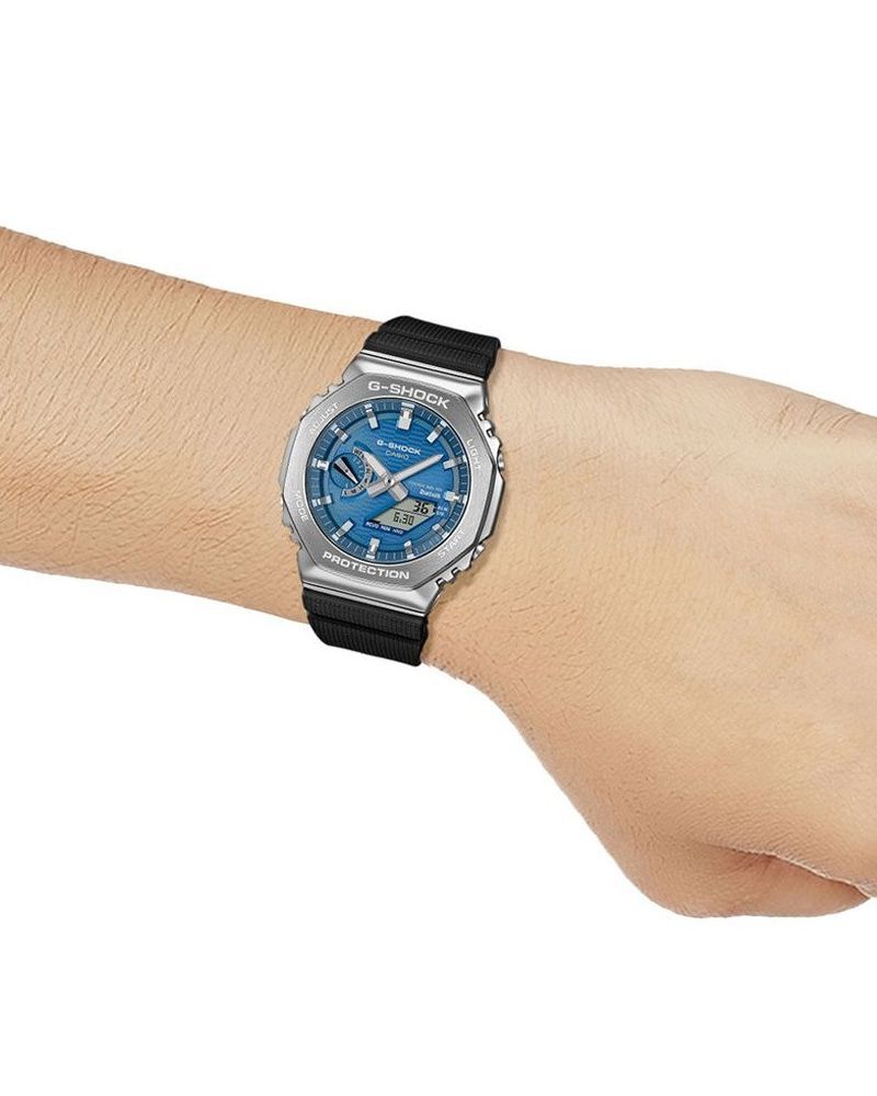 G-Shock Men GBM-2100 Blue  Analog-Digital Quartz watch SKU ID G1734 Helios The Watch Store