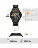 Armani Exchange Men HAMPTON Black Analog Mechanical watch SKU ID AX2463 Helios The Watch Store