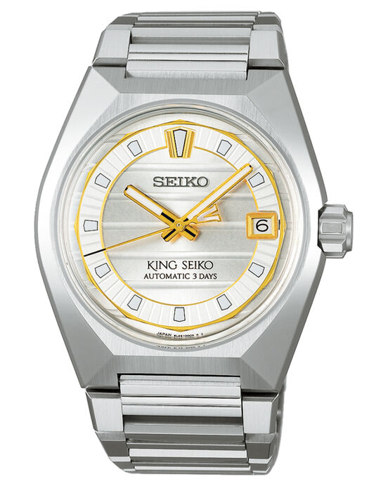 King Seiko Men KING SEIKO Silver Analog Automatic watch SKU ID SLA087J1 Helios The Watch Store