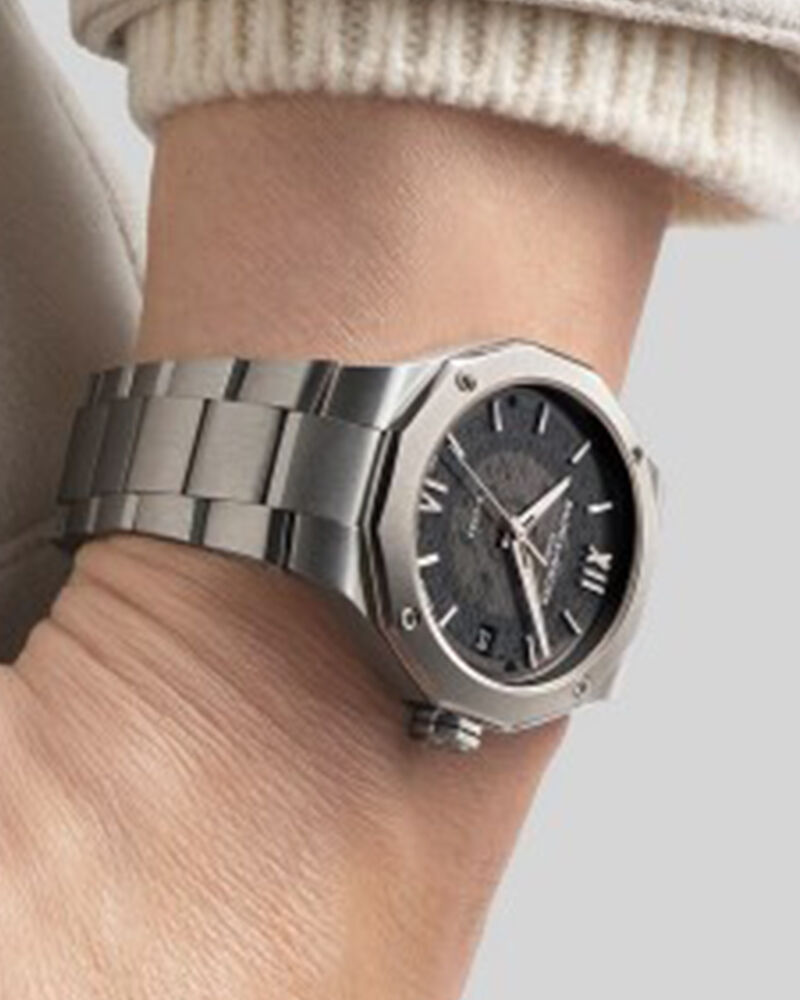 Baume et Mercier Men RIVIERA Grey Analog Automatic watch SKU ID M0A10715 Helios The Watch Store