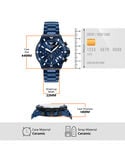 Emporio Armani Men Blue Chronograph Solar watch SKU ID AR70024 Helios The Watch Store