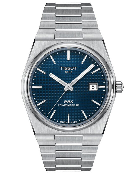 Tissot Men PRX Blue Analog Automatic watch SKU ID T1374071104100 Helios The Watch Store
