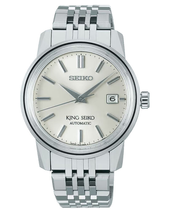 King Seiko Men KING SEIKO Silver Analog Automatic watch SKU ID SJE089J1 Helios The Watch Store