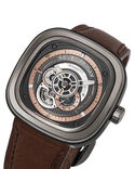 SevenFriday Unisex P SERIES Black Analog Automatic watch SKU ID P2C/01 Helios The Watch Store