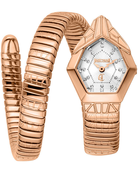 Just Cavalli Women GEmmA Silver Analog Quartz watch SKU ID JC1L358M0045 Helios The Watch Store