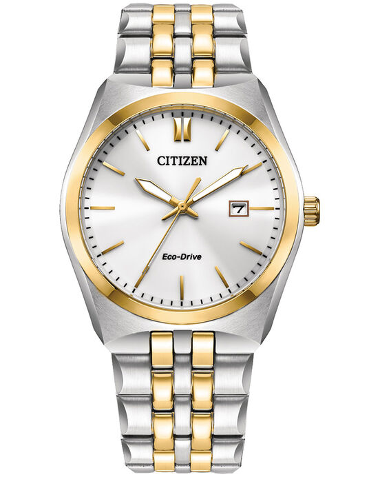 Citizen Men ECO-DRIVE BASIC White Analog Quartz watch SKU ID BM7334-58B Helios The Watch Store