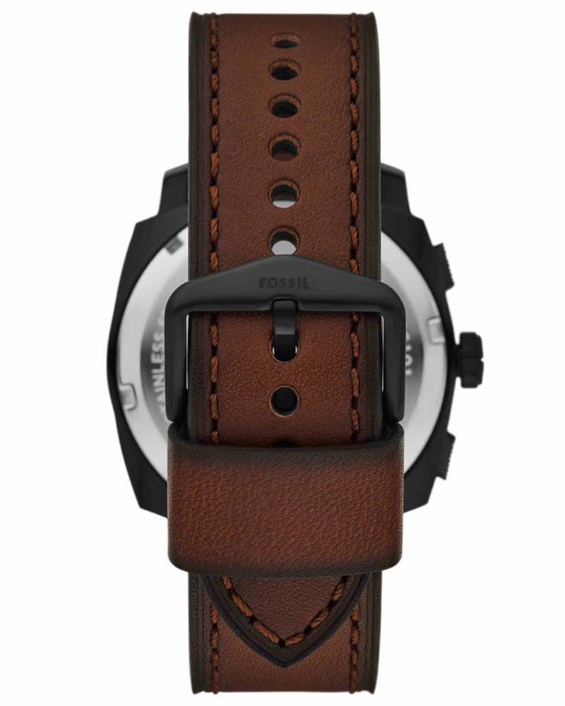 Fossil Men Machine Black Analog Quartz watch SKU ID FS6102SET Helios The Watch Store