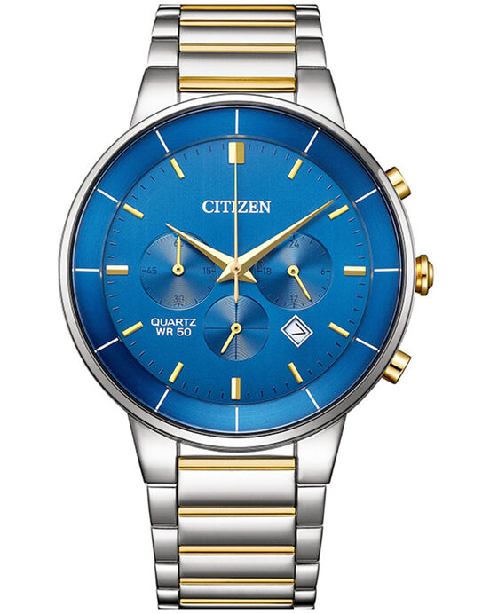 Citizen Men QUARTZ CHRONOGRAPH Blue Analog Quartz watch SKU ID AN8224-51L Helios The Watch Store