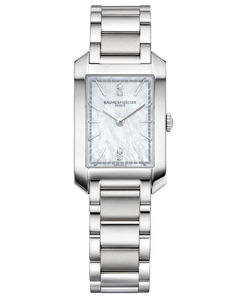Baume et Mercier Women HAMPTON White Analog QUARTZ watch SKU ID M0A10474 Helios The Watch Store