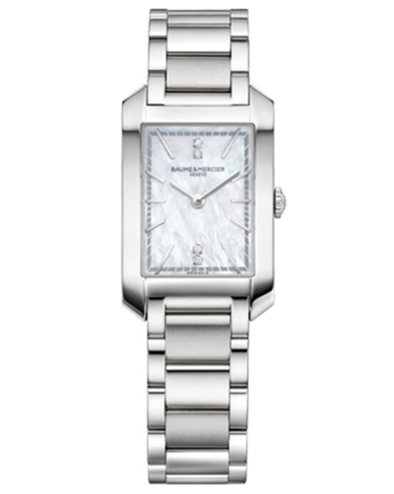 Baume et Mercier Women HAMPTON White Analog QUARTZ watch SKU ID M0A10474 Helios The Watch Store