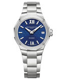 Baume et Mercier Women RIVIERA Blue Analog QUARTZ watch SKU ID M0A10727 Helios The Watch Store