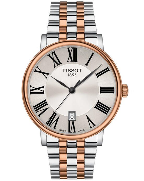 Tissot Men CARSON Silver Analog Quartz watch SKU ID T1224102203300 Helios The Watch Store