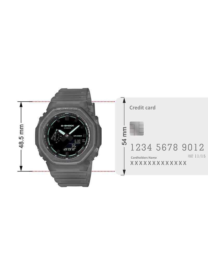G-Shock Men GA-2100 Black  Analog-Digital Quartz watch SKU ID G1784 Helios The Watch Store