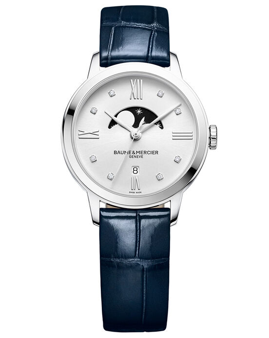 Baume et Mercier Women CLASSIMA Silver Analog QUARTZ watch SKU ID M0A10329 Helios The Watch Store
