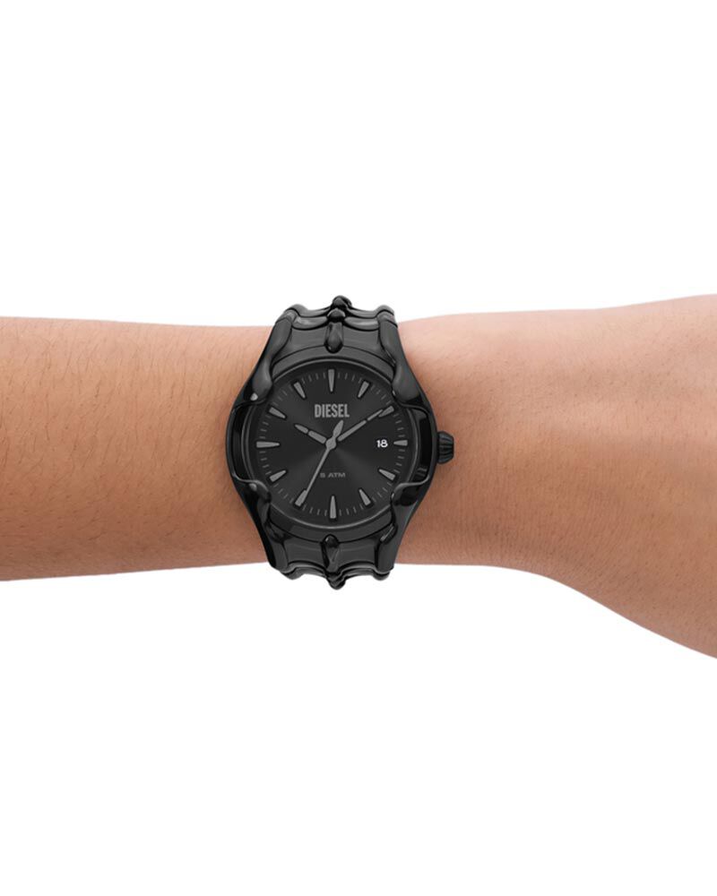 Diesel Men VERT Black Analog Quartz watch SKU ID DZ2187 Helios The Watch Store