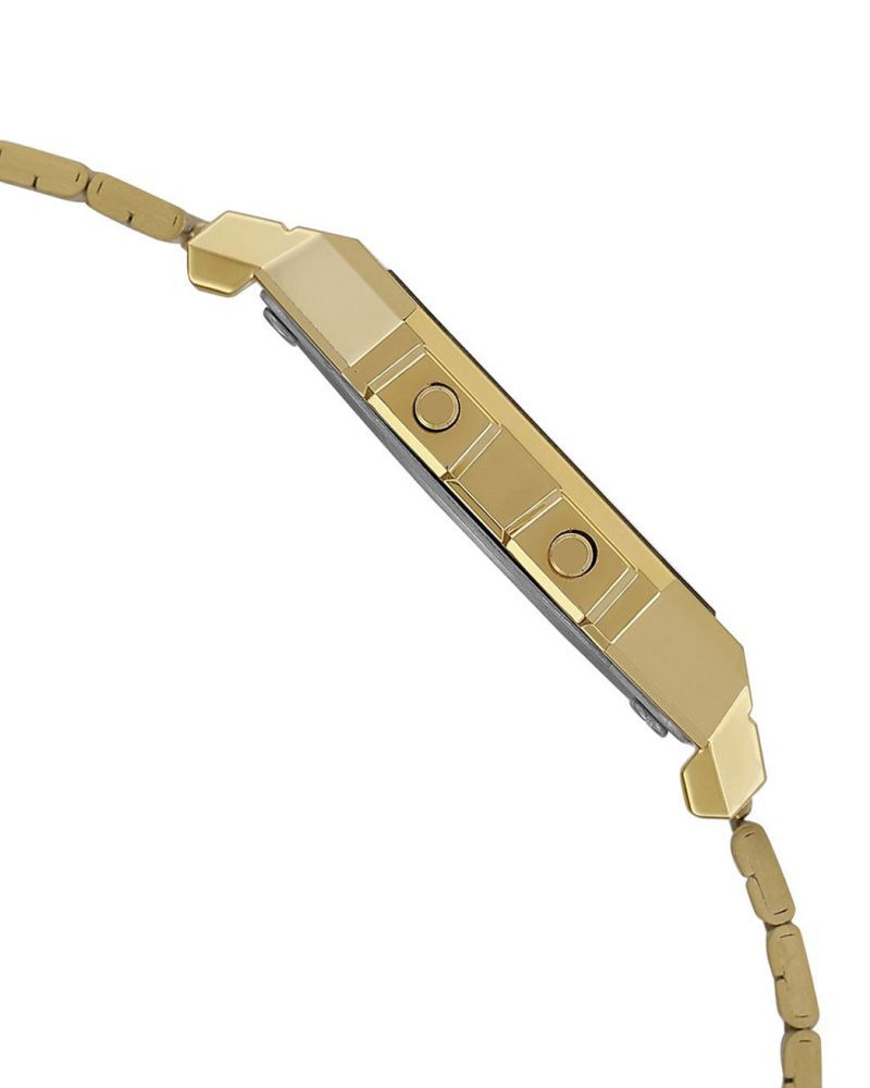 Casio Unisex A-700 Series Gold Digital Quartz watch SKU ID D347 Helios The Watch Store