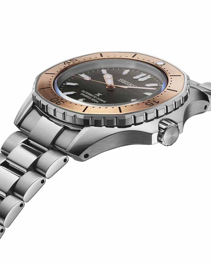 Seiko Men PROSPEX Brown Analog Automatic watch SKU ID SPB485J1 Helios The Watch Store