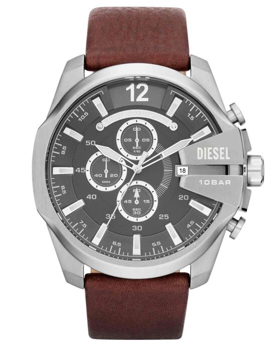 Diesel Men MEGA CHIEF Grey Analog Quartz watch SKU ID DZ4290 Helios The Watch Store