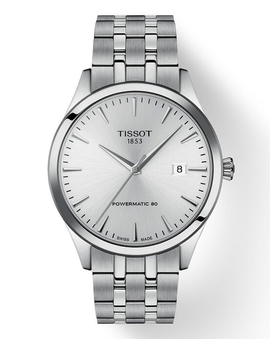 Tissot Men CLASSIC DREAM Silver Analog Automatic watch SKU ID T1584071103100 Helios The Watch Store
