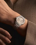 Baume et Mercier Women RIVIERA Silver Analog QUARTZ watch SKU ID M0A10810 Helios The Watch Store