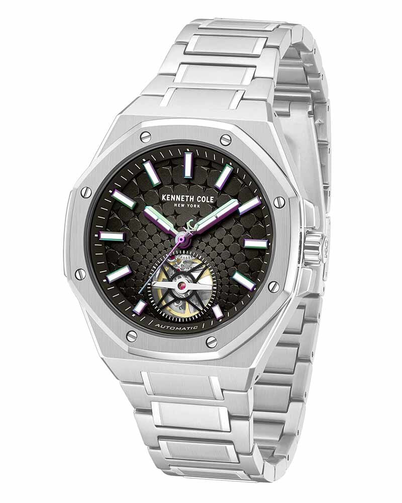 Kenneth Cole Men SS26 Gun Analog Automatic watch SKU ID KCWGY0099105MNW Helios The Watch Store
