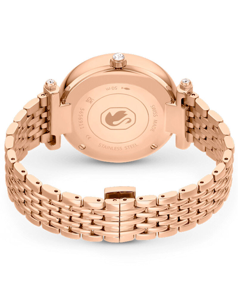 Buy Swarovski Women Crystalline Wonder Round Silver Watch 5656911