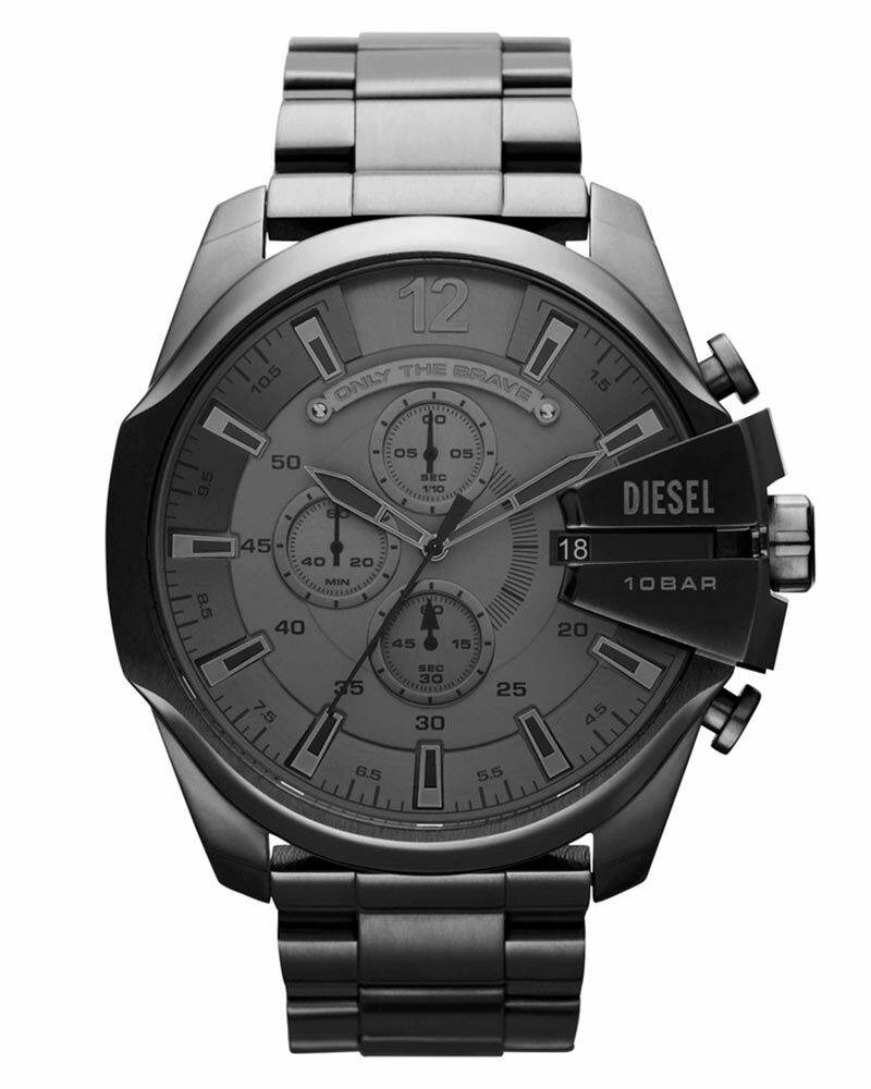 Diesel Men MEGA CHIEF Grey Analog Quartz watch SKU ID DZ4282 Helios The Watch Store