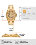 Michael Kors Men Callum Golden Analog Automatic watch SKU ID MKO1241 Helios The Watch Store