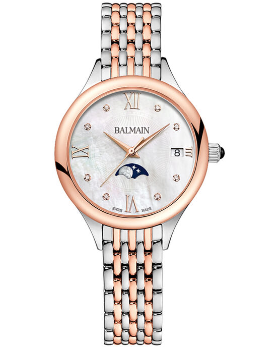 Balmain Women BALMAIN DE BALMAIN II MOONPHASE White Analog Quartz watch SKU ID B49183385 Helios The Watch Store