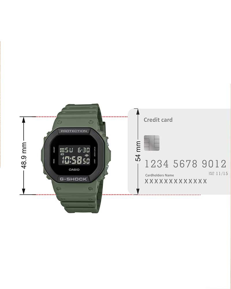 G-Shock Men DW-5610 Black Digital Quartz watch SKU ID G1646 Helios The Watch Store