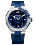 Baume et Mercier Men RIVIERA Blue Analog Automatic watch SKU ID M0A10716 Helios The Watch Store