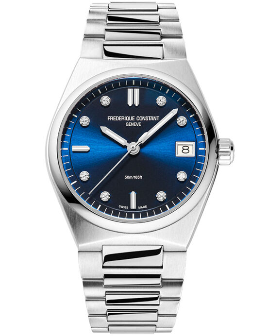 Frederique Constant Women HIGHLIFE LADIES QUARTZ Navy Analog Quartz watch SKU ID FC-240ND2NH6B Helios The Watch Store