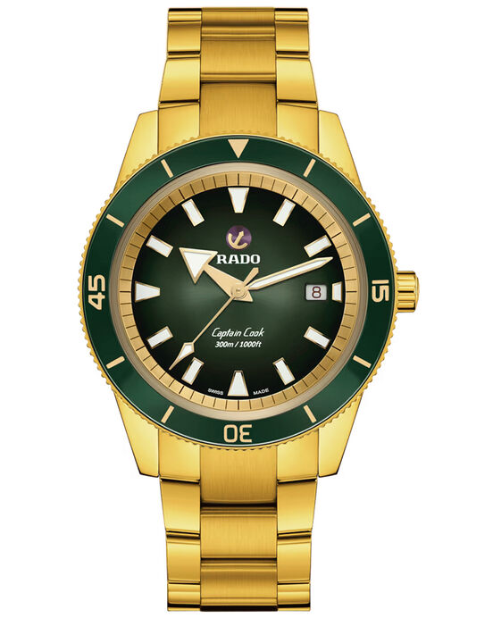 Rado Men Captain Cook Green & Black Analog Automatic watch SKU ID R32136323 Helios The Watch Store