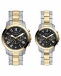 Fossil Men Grant Black Chronograph Quartz watch SKU ID FS6202SET Helios The Watch Store