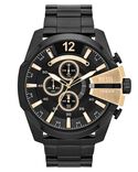 Diesel Men MEGA CHIEF Black Analog Quartz watch SKU ID DZ4338 Helios The Watch Store