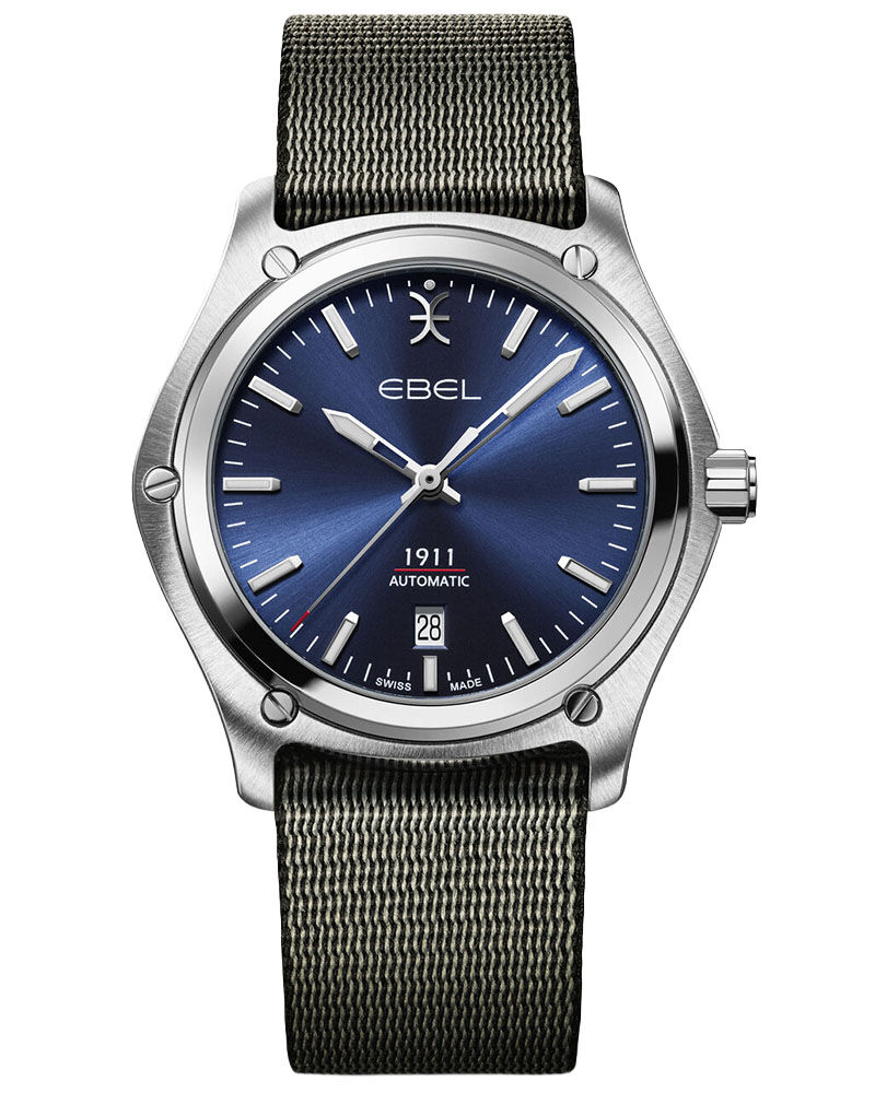 Ebel Men   1911 Blue Analog Automatic watch SKU ID 1216615 Helios The Watch Store