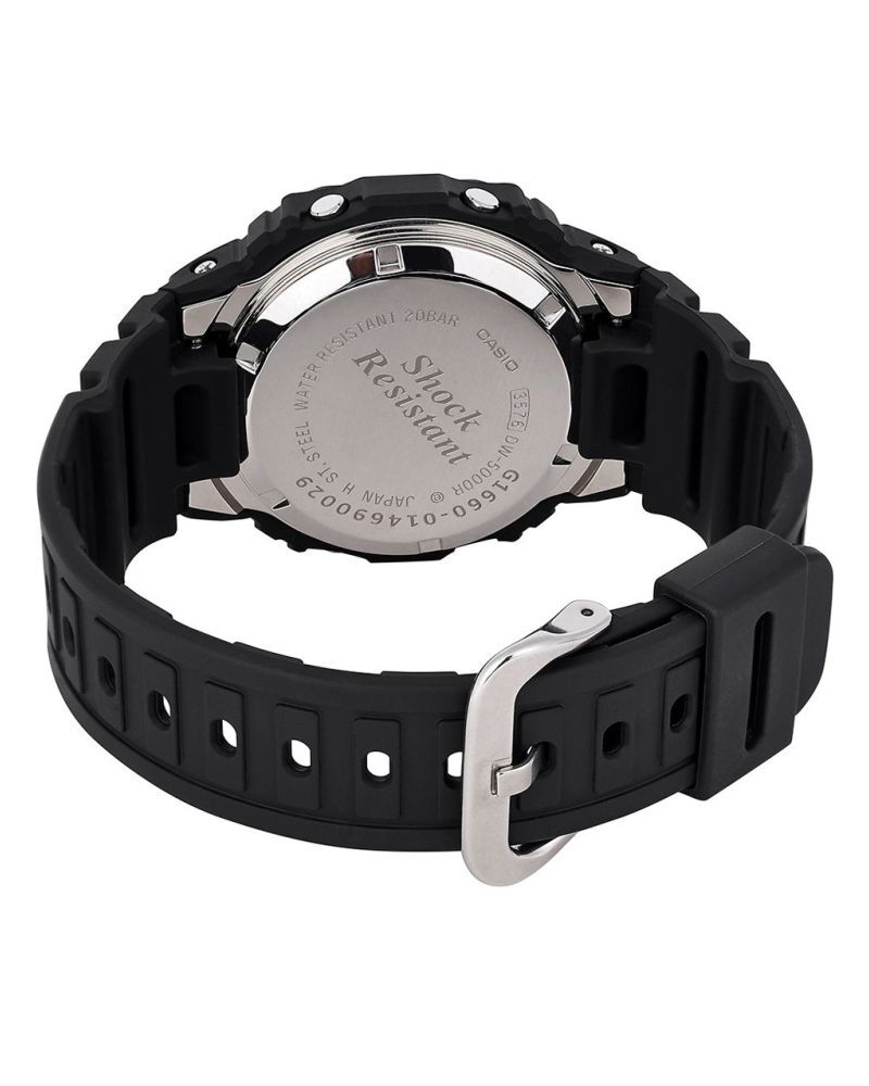 G-Shock Men DW-5000 Black Digital Quartz watch SKU ID G1660 Helios The Watch Store
