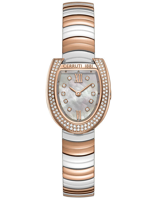 Cerruti 1881 Women SS25 White Mother Of Pearl Analog Quartz watch SKU ID CECIWLG0074103W Helios The Watch Store