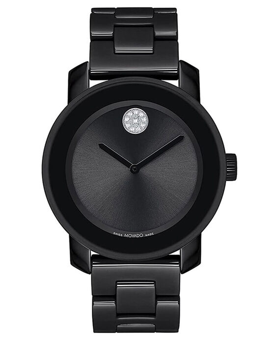 Movado Women BOLD ICONIC Black Analog Quartz watch SKU ID 3600803 Helios The Watch Store