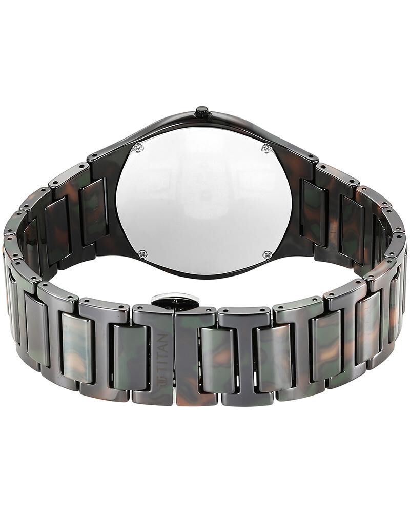 Buy Edge Men Ceramic Camo Round Green Watch 1696kc04 at Helios