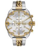 Diesel Men SPIKED Silver Analog Quartz watch SKU ID DZ4629 Helios The Watch Store