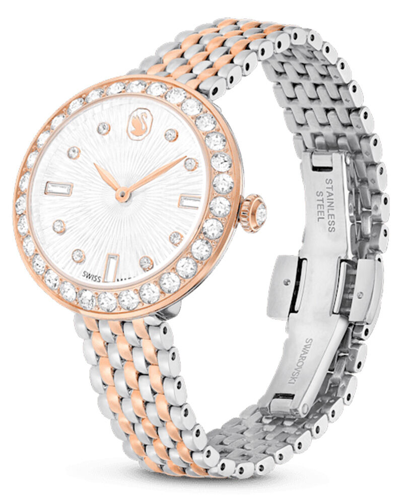 Buy Swarovski Women Certa Round Rose Gold Watch 5672971 at Helios