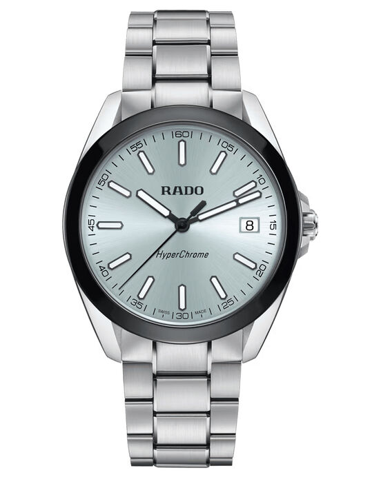Rado Men HyperChrome Rhodium Analog Quartz watch SKU ID R32280213 Helios The Watch Store