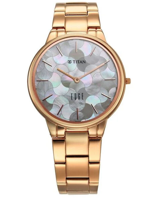 Edge Women EDGE METALS Mother Of Pearl Analog Quartz watch SKU ID 2734WM02 Helios The Watch Store