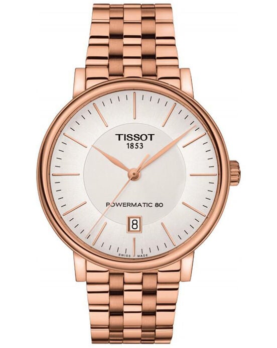 Tissot Men CARSON Silver Analog Automatic watch SKU ID T1224073303100 Helios The Watch Store